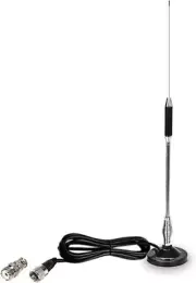 27MHz CB Radio Antenna 26inch with BNC Adaptor Magnetic Mount for Midland Cobra