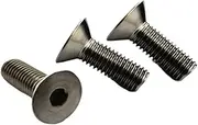 1000pcs DIN7991 Grade 10.9 M1.6 * 3/4/5/6/8/10/12 hex Socket countersunk Head Machine Screw(3mm)