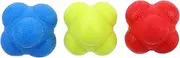 ERINGOGO High Density Reflex Balls 3pcs Sports Coordination Balls for Volleyball Boxing Goalkeeper Training