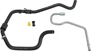 TRQ Power Steering Return Line Hose Assembly Compatible with 2001-2005 Honda Civic
