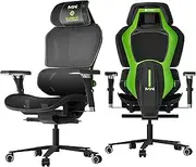 [EUREKA ERGONOMIC] Office Chair with Breathable Mesh, Adjustable Lumbar Support, 4D Armrest, High Back Comfortable Gaming Chair, Black Green