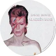 David Bowie Aladdin Sane Turntable Slipmat (One Size) (White)