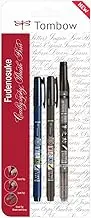 Tombow Fudenosuke Fude Brush Pen / Soft & Hard & Twin Tips / Value set