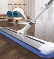 Joybos® Retractable Handle Microfiber Cleaning Mop MOP WITH 2 REFILLS