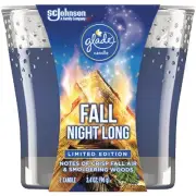 Glade 3.4 Oz. Fall Night Long Candle 2458 Glade 2458 046500024580 Blue