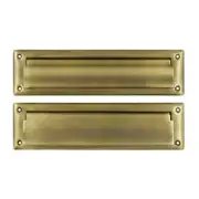 Deltana MS212U5 13.12 in. Mail Slot with Interior Flap- Antique
