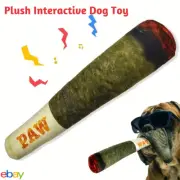 1PCS Interactive Dog Green Simulation Cigar Plush Toy Pet Toy for Handsome Dogs