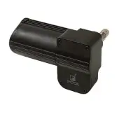 Roca RC533521, W12 Wiper Motor, 2.5" Shaft, 1-5/8" BLKHD BLK, 12V