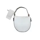 Prada Shoulder Bag Vitello Lux Leather, White, 1BC131 2DJ4 F03GZ