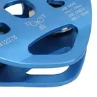 30kN/6700LBS Aluminum Zip Line Cable Trolley Fast Speed Climbing Pulley Roc EC