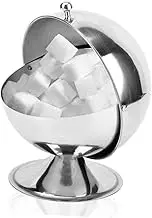 GREENADSCAPE Stainless Steel Sugar Bowl Candy Jar Modern Seasoning Bottle for Home Hotel Cafe Buffet Party Kitchen Decor