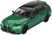 Mini GT 1/64 BMW M3 Competition Touring Isle of Man Green Metallic (Right Handle) Finished Product
