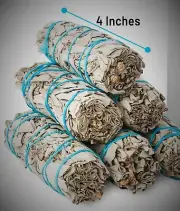 WHITE SAGE SMUDGE STICK, 1 QTY per pack, Approx 10cm/15cm/22cm length
