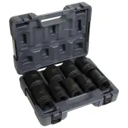 Typhoon 72611 - Impact Socket Set - 1" Drive Deep 9 Piece AF