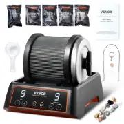 Rock Tumbler Kit 2.5 lbs Polisher with 9 Speeds and 9-Day Timer Grits Included