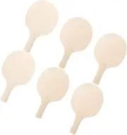 DIY Wooden Table Tennis Racket Blanks Unfinished Craft Paddle for DIY Projects Sports Games