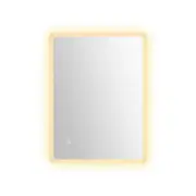 Viviendo 60x80cm Rectangular LED Wall Mirror Anti-fog Vanity Bathroom Mirrors Smart Touch - 60cm | 3cm | 80cm