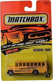 Matchbox School Bus, [Yellow] Carpenter High School #47