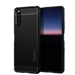 SGP / SPIGEN SONY XPERIA 10 III RUGGED ARMOR 軍規防摔保護殼(含吊飾孔:黑)