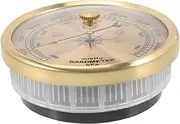 BUTIFULSIC Dial Barometer Home Temperature Gauge Thermometer Barometer Portable Aneroid Barometer Wall Barometer High Precision Barometer Tools Metal Barometer Wall-Mounted Barometer