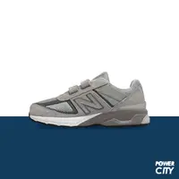 在飛比找蝦皮商城優惠-【NEW BALANCE】NB 990 童鞋 魔鬼氈 灰 中