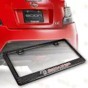 100% Real Carbon Fiber License Plate Frame W/ Caps Screws -1PC For MAZDA SPEED