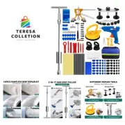 Dent Puller Kit, 135Pcs Car Dent Repair Kit with Slide Hammer 2 in 1 T-bar, G...