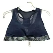 Adore Me Micah Women's Contour High Impact Sports Bra 38B Black Floral Wireless