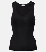 [Loewe] Loewe Silk tank top UK 14 black