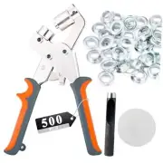 Grommet Tool Kit 3/8 Inch Eyelet Press Pliers 10mm Manual 3/8Inch (10mm)