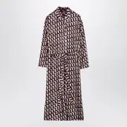 [Max Mara Timeless] Bordeaux Reversible Chemise Dress 42 IT Purple