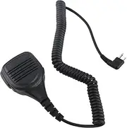 Handheld Speaker Mic Speaker Microphone Talkie Mic, 3.5mm Headphone Jack with Steel Belt Plug for GP88S GP2000 GP3688 Walkie Talkie