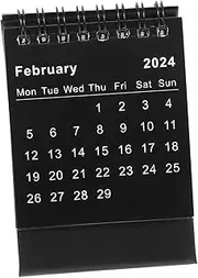 COHEALI Mini Tabletop Calendar Desktop Office Calendar with Prints Binding for Home Office Use Present for Organizing Schedules
