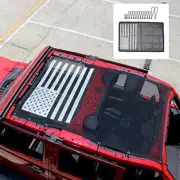Bikini Top Mesh Sun Shade Net Cover, UV Protection for Jeep Wrangler JL 18+ 4-Dr