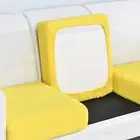 Furniture Slipcover Thickened Design Washable Sofa Plush Cushion Cover Cozy