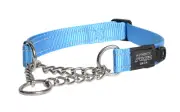 Rogz Control Obedience Non-Slip Dog Collar Turquoise Large
