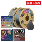 Quality PLA 1.75mm Filament - 2kg Spools, Clog-Free Printing for Creative Makers