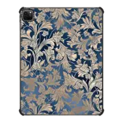 iPad Pro 12.9-inch (5th/6th gen) iPad Impact Case Bohemian abstract gold blue gradient damask floral