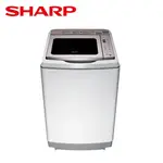 SHARP 夏普- 17KG直立式超震波變頻洗衣機 ES-SDU17T 含基本安裝+舊機回收 大型配送