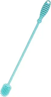 DINHEAROM Baby Bottle Brush Cleaner Long Handle Brush for Baby Bottles Sports Bottles Glasses Cups Silicone Brush Blue