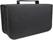Sanwooden Discs Holder 128 Discs Dvd Cd Holder Zipper Album Storage Case Wallet Carrying Bag Organizer Internal Storage