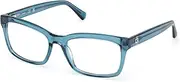 [GUESS] GU50252 087 Shiny Turquoise 55/19/145 Men's Glasses, 087 Shiny Turquoise, 55/19/145
