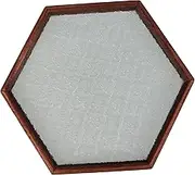 Vaguelly Glass Serving Tray with Wood Edge Elegant Charcuterie Board and Fruit Platter for Snacks Desserts and Tea Versatile Decorative Tray for Home Parties and Gatherings