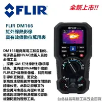 在飛比找樂天市場購物網優惠-台北益昌 FLIR DM166 紅外線 熱顯像儀 測溫槍 熱
