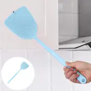 1Pc Plastic Fly Swatters Strong Durable Flexible Long Handle Manual Swat And