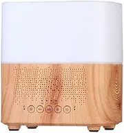 Aromatherapy Diffuser with Bluetooth, USB Air Humidifier, 300ml Clock Diffuser Aroma Essential Oil Diffuser Watch Humidifier for Bedroom, Study, Office, Living Room, Bathroom (A)