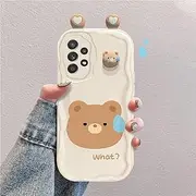 3D Cartoon Case Compatible with Samsung Galaxy A53 5G Cute Shockproof and Stylish Silicone Cover