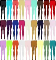 [LessThanTenQuid] Missloved® Plus Size Plain Stretchy Viscose Lycra Leggings UK Sizes 8-26 * Over 25+ Colours *