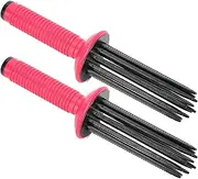 Hair Curler, Fluffy Curling Roll Comb, Anti-Slip Curling Wand, Hair Styling Tools with Environmentally Friendly Resin, for Easy Portable Use