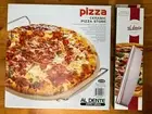 Ceramic Pizza Stone Al Dente - 33Cm White With Rack + professional pizza slicer